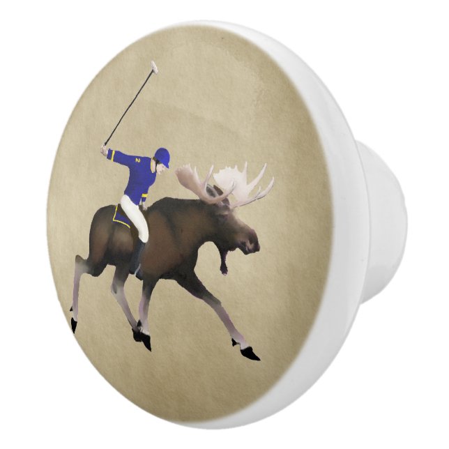 North Star Polo Club Ceramic Knob (Right)