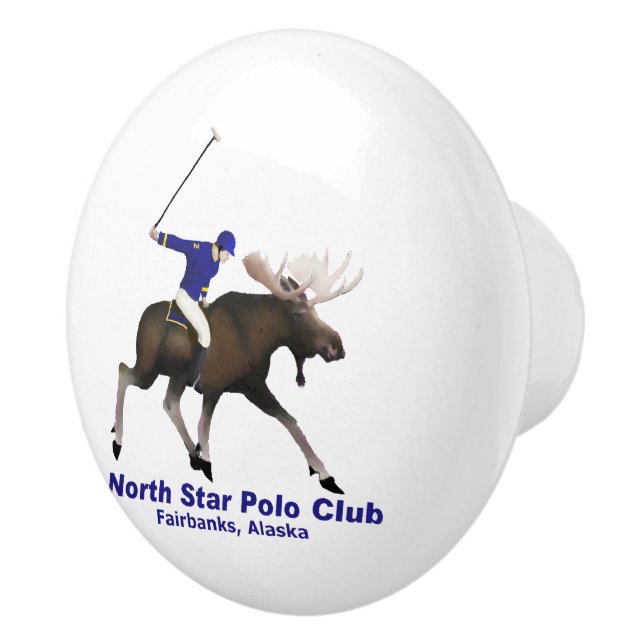 North Star Polo Club Ceramic Knob (Right)