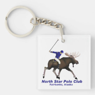 North Star Polo Club Keychain