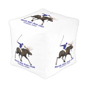 North Star Polo Club Pouf