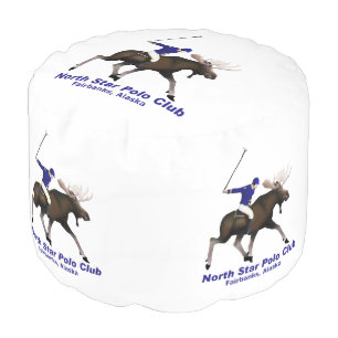 North Star Polo Club Pouf