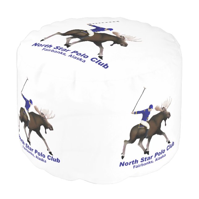 North Star Polo Club Pouf (Angled Front)