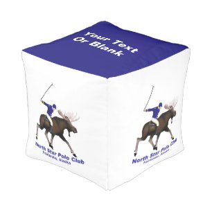 North Star Polo Club Pouf