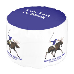 North Star Polo Club Pouf