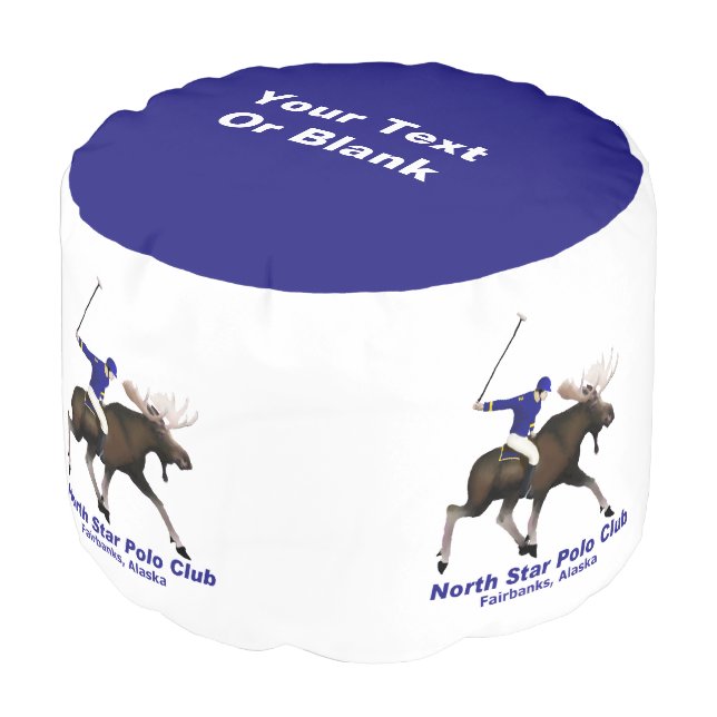 North Star Polo Club Pouf (Angled Front)