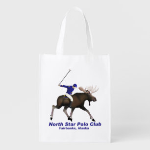 North Star Polo Club Reusable Grocery Bag