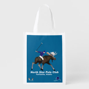 North Star Polo Club Reusable Grocery Bag