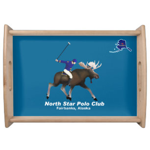 North Star Polo Club Serving Tray