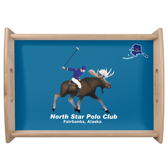 North Star Polo Club Serving Tray (Front)