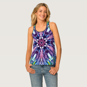 North Star Racer Back Tank Top