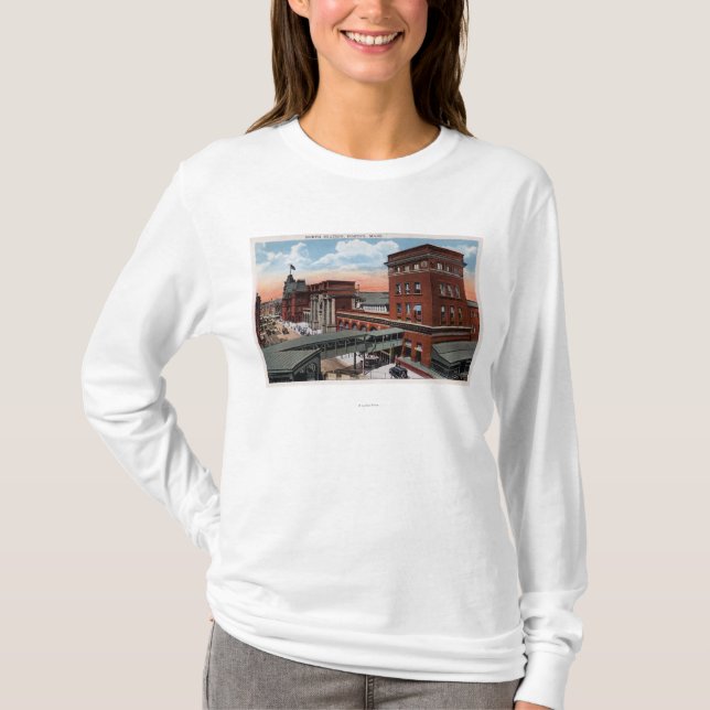 North Station - Railroad Depot T-Shirt (Front)