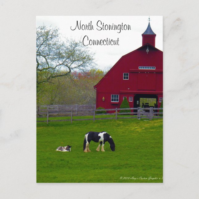 North Stonington, Connecticut Postcard (Front)