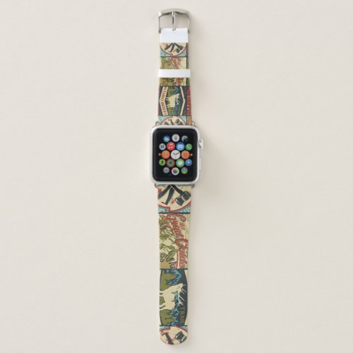 North Territories Adventure Symbolic Patchwork Apple Watch Band