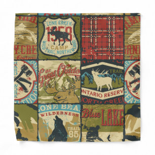 North Territories Adventure: Symbolic Patchwork Bandana