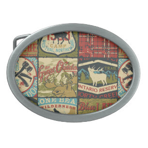 North Territories Adventure: Symbolic Patchwork Belt Buckle