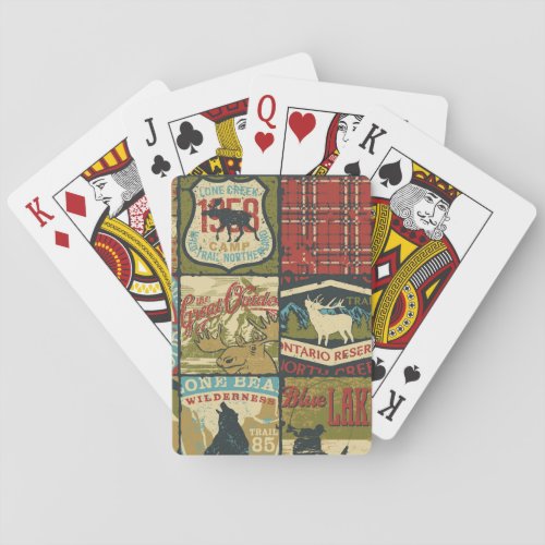 North Territories Adventure Symbolic Patchwork Playing Cards