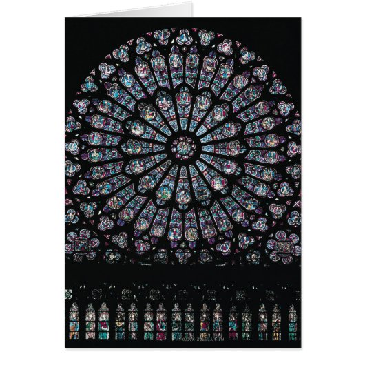 North transept rose window cards (Front)