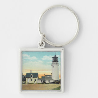 North Truro Highland Lighthouse View Keychain