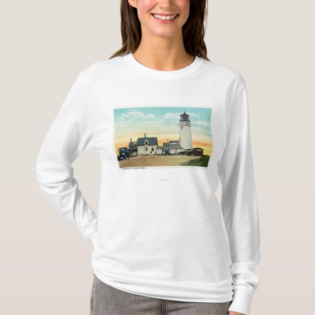 North Truro Highland Lighthouse View T-Shirt (Front)