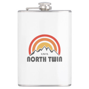 North Twin Mountain New Hampshire Flask