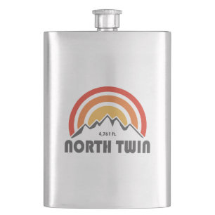 North Twin Mountain New Hampshire Flask