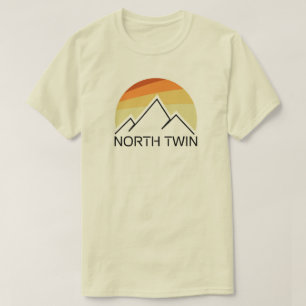 North Twin Mountain New Hampshire Retro T-Shirt