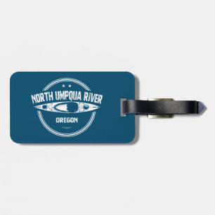 North Umpqua River Oregon Kayak Luggage Tag