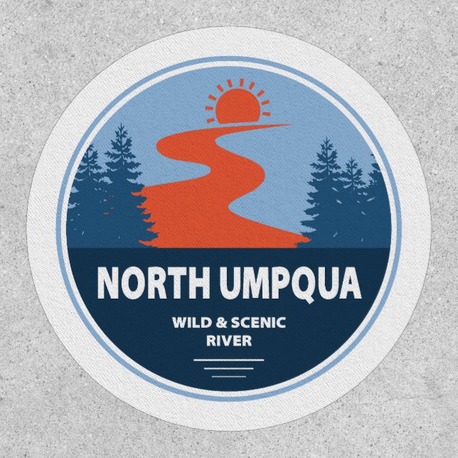 North Umpqua Wild and Scenic River Oregon Patch (Front)