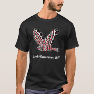 North Vancouver Bc Red Tailed Hawk Native Bird Of  T-Shirt