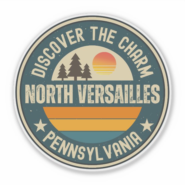 North Versailles, Pennsylvania Sticker (Front)