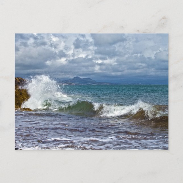 North Wales Coastline Postcard (Front)