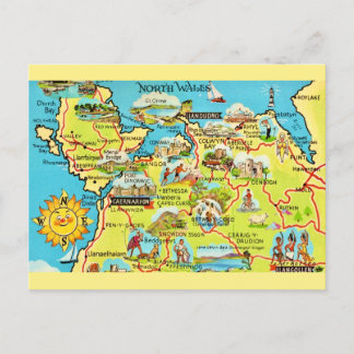 North Wales  Postcard