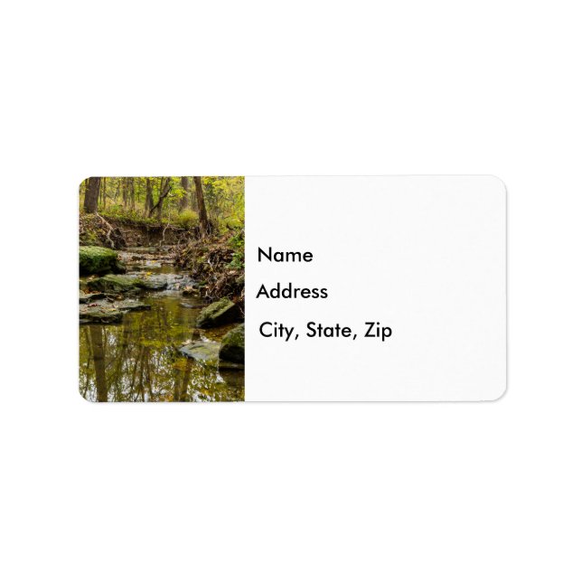 North Wears Creek Address Label (Front)