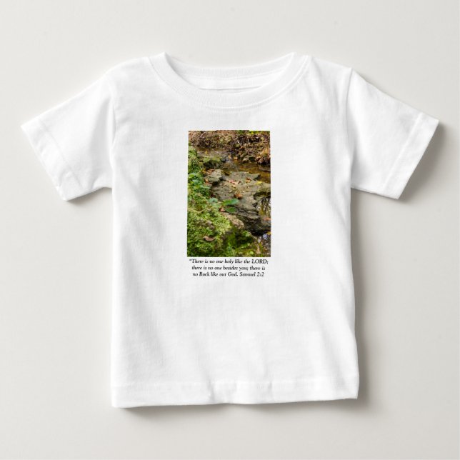 North Wears Creek Rock Bed Baby T-Shirt (Front)