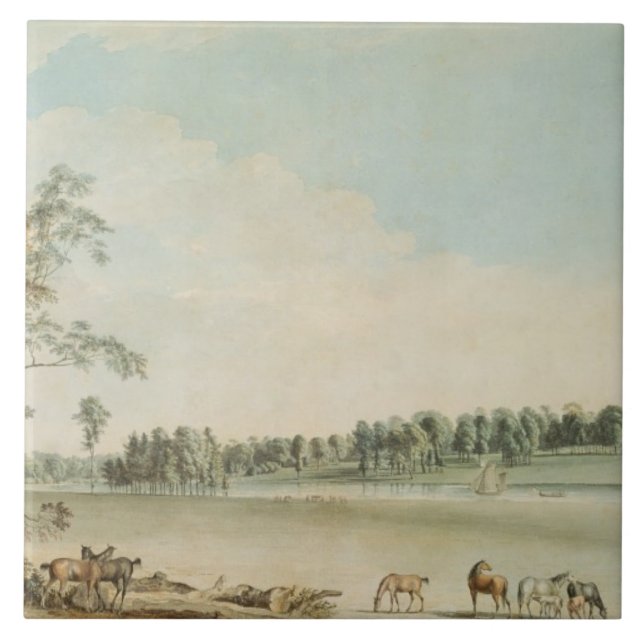 North West View of Wakefield Lodge in Whittlebury Ceramic Tile (Front)