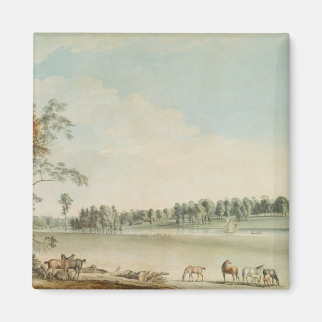 North West View of Wakefield Lodge in Whittlebury Magnet (Front)