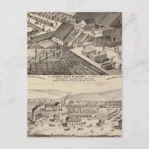 North Western Mills of Hersey, Minnesota Postcard