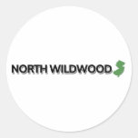 North Wildwood, New Jersey Classic Round Sticker