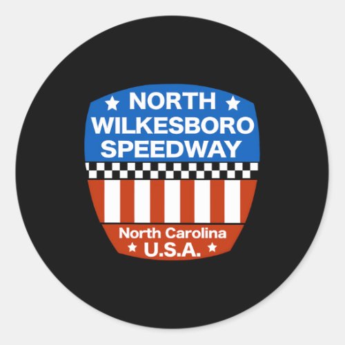North Wilkesboro Speedway Classic Round Sticker