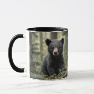 North Woods Little Black Bear Cub Mug