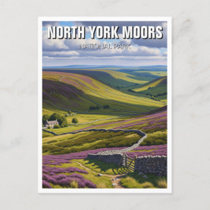 North York Moors National Park England Postcard