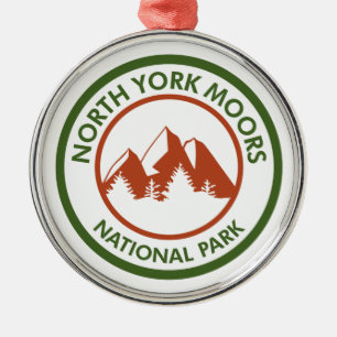 North York Moors National Park Metal Ornament