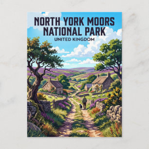 North York Moors National Park United Kingdom Postcard