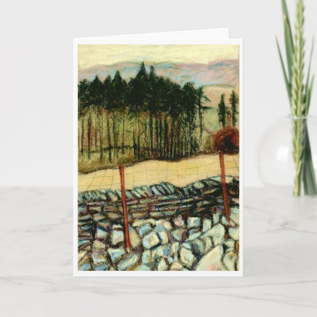 'North Yorkshire Moors' Fine Art Greeting Card (Front)
