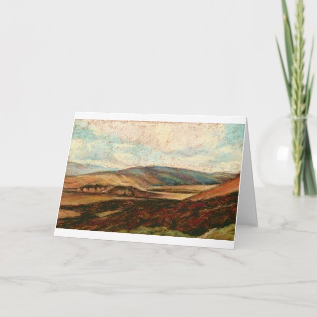 North Yorkshire Moors Greeting Card (Front)