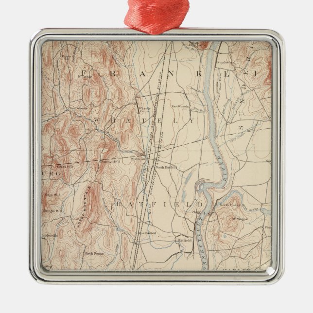 Northampton, Massachusetts Metal Ornament (Front)