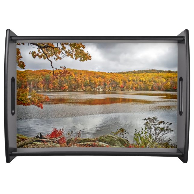 Northeast Autumn Landscape Serving Tray (Front)