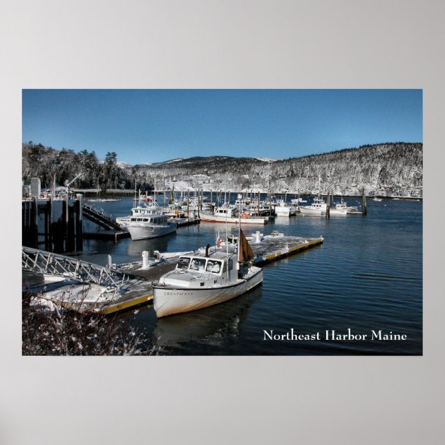 Northeast Harbor Poster (Front)