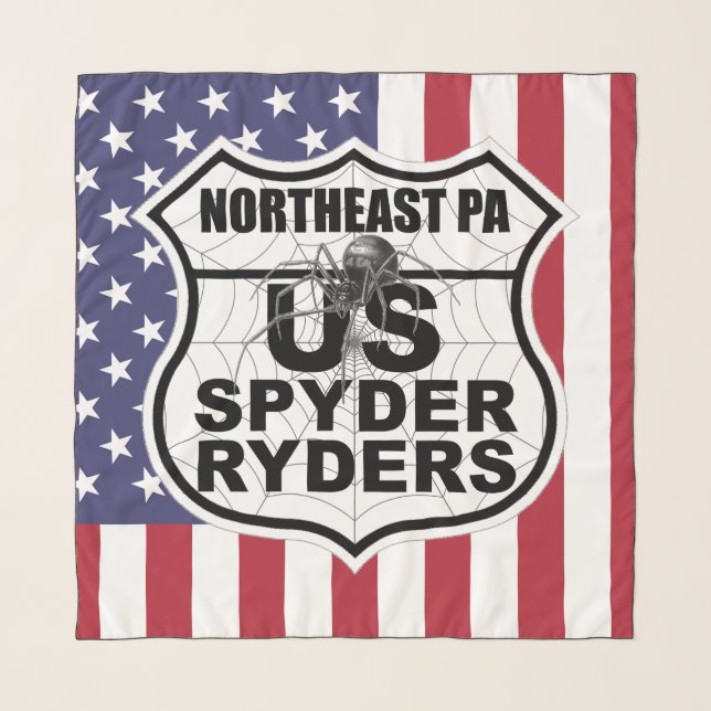 Northeast PA Chapter - Scarf USA Flag (Front)