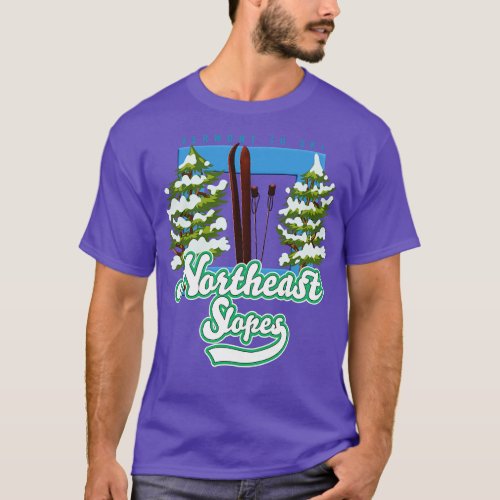 Northeast Slopes Vermont Ski T_Shirt